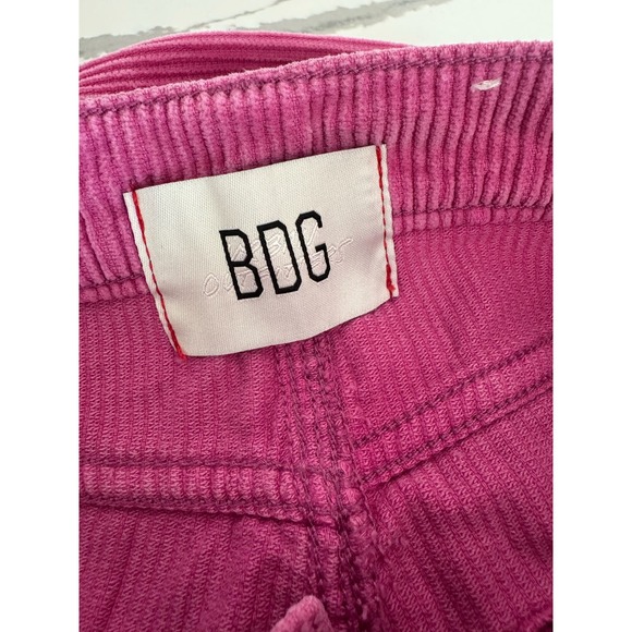 BDG Urban Outfitters Pink Jeans Fringe Rhinestones Diamonds‎ Size 27 Wide-Leg - Picture 7 of 11